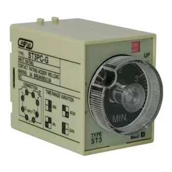 Реле времени 220V ST3PC-G (0.5-4min/40min/4h/24h) Энергия - Электрика, НВА - Реле, автоматизация и управление - Реле времени - Магазин электроприборов Точка Фокуса