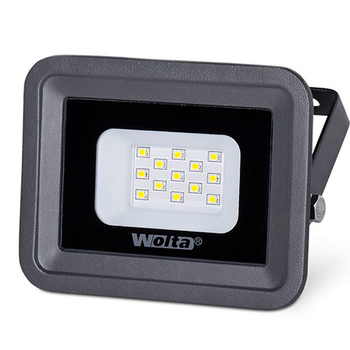 Светодиодный прожектор WOLTA WFL-10W/06W серый  5500K 10Вт SMD IP65 850Лм - Светильники - Прожекторы - Магазин электроприборов Точка Фокуса